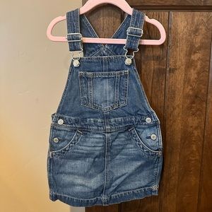 3/$30 GAP • Denim Skirtall / Overall Dress • girls 3